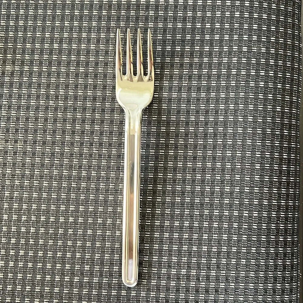 Sasaki Bordin Stainless Steel Salad Fork Massimo Vignelli Design NEW